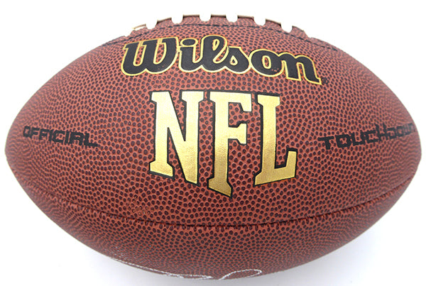 Deion Branch Autographed Football Patriots, Seahawks Beckett BAS QR #BS30324