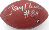 Jerry Rice & Steve Largent Autographed NFL Leather Football Beckett BAS QR #BS30338