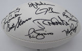Super Bowl MVP's Autographed Football With 21 Signatures Including Bart Starr, Joe Montana, Terry Bradshaw, Jerry Rice and Troy Aikman Beckett BAS QR #AE16697
