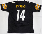 Pittsburgh Steelers George Pickens Autographed Black Custom Jersey Beckett BAS QR #BN16666