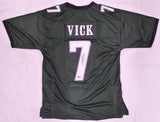 Philadelphia Eagles Michael Vick Autographed Green Custom Jersey Beckett BAS QR #3W063589