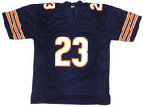Chicago Bears Devin Hester Autographed Blue Custom Jersey Beckett BAS QR #BS43445