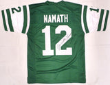 New York Jets Joe Namath Autographed Green Custom Jersey "Willie" Beckett BAS QR #3W324457