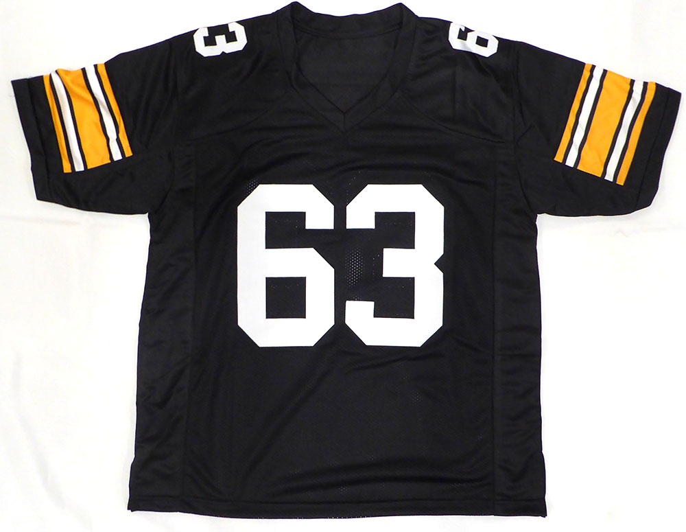 Pittsburgh Steelers Ernie Holmes Autographed Black Custom Jersey PSA/DNA #Y80208