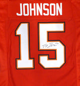 Tampa Bay Buccaneers Tez Johnson Autographed Red Custom Jersey JSA #WC164498