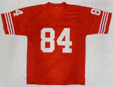 San Francisco 49ers Brent Jones Autographed Red Custom Jersey (Upside down) PSA/DNA #X59702