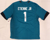 Jacksonville Jaguars Travis Etienne Autographed Teal Nike Jersey JSA #AU30110