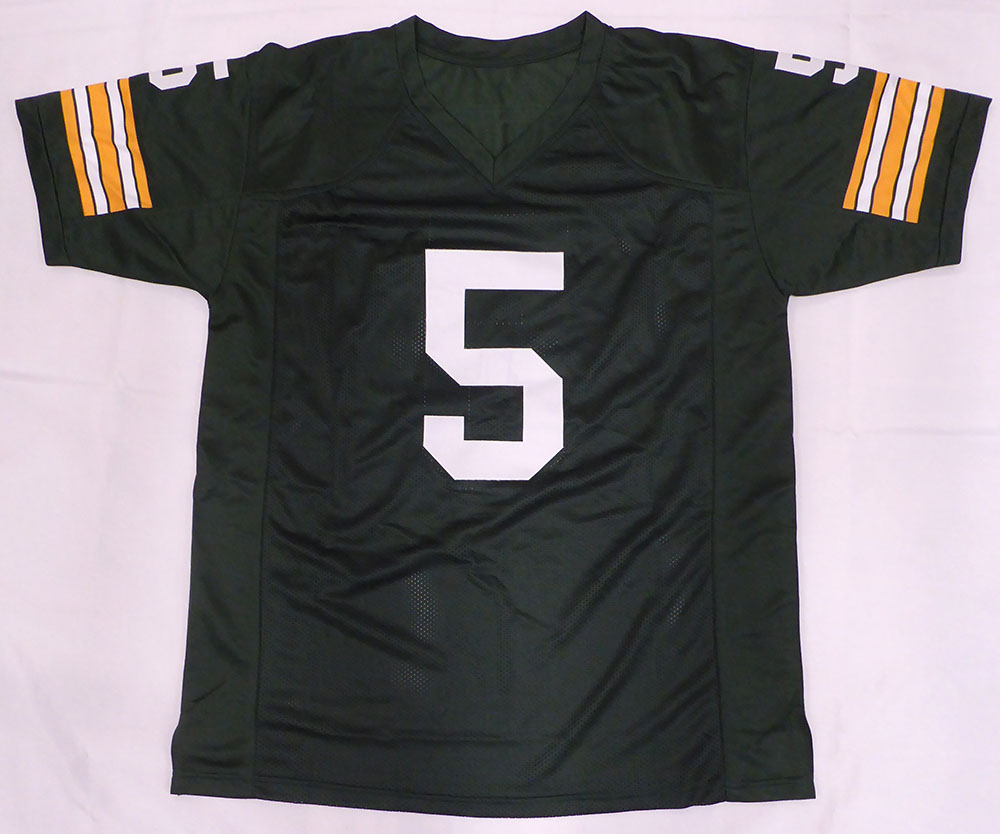 Green Bay Packers Paul Hornung Autographed Green Custom Jersey PSA/DNA #6A51143