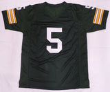 Green Bay Packers Paul Hornung Autographed Green Custom Jersey PSA/DNA #6A51143