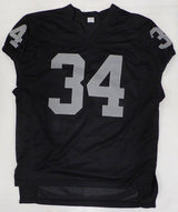 Oakland Raiders Bo Jackson Autographed Black Custom Jersey Beckett BAS QR #2W915997