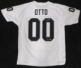 Oakland Raiders Jim Otto Autographed White Custom Jersey "HOF 1980" GTSM Holo SKU #266447