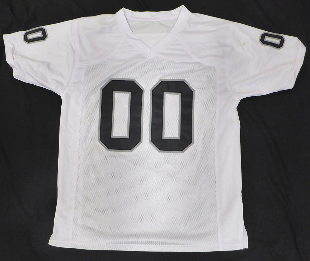 Oakland Raiders Jim Otto Autographed White Custom Jersey "HOF 1980" GTSM Holo SKU #266447