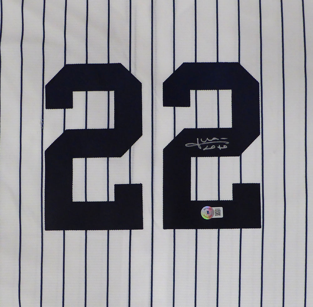 New York Yankees Juan Soto Autographed White Nike Jersey Beckett BAS QR #BK80956