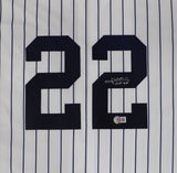 New York Yankees Juan Soto Autographed White Nike Jersey Beckett BAS QR #BK80956