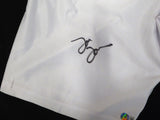 Jon Jones Autographed White Custom MMA Trunks Beckett BAS QR #WJ76305