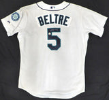 Seattle Mariners Adrian Beltre Autographed Authentic White Majestic Jersey MLB Holo #MY00255225