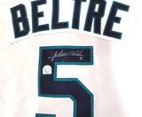 Seattle Mariners Adrian Beltre Autographed Authentic White Majestic Jersey MLB Holo #MY00255225