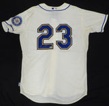 Seattle Mariners Nelson Cruz Autographed Cream Authentic Majestic Jersey MLB Holo #HZ726832