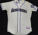 Seattle Mariners Nelson Cruz Autographed Cream Authentic Majestic Jersey MLB Holo #HZ726832