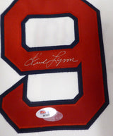 Boston Red Sox Fred Lynn Autographed White Majestic Jersey PSA/DNA #D21293