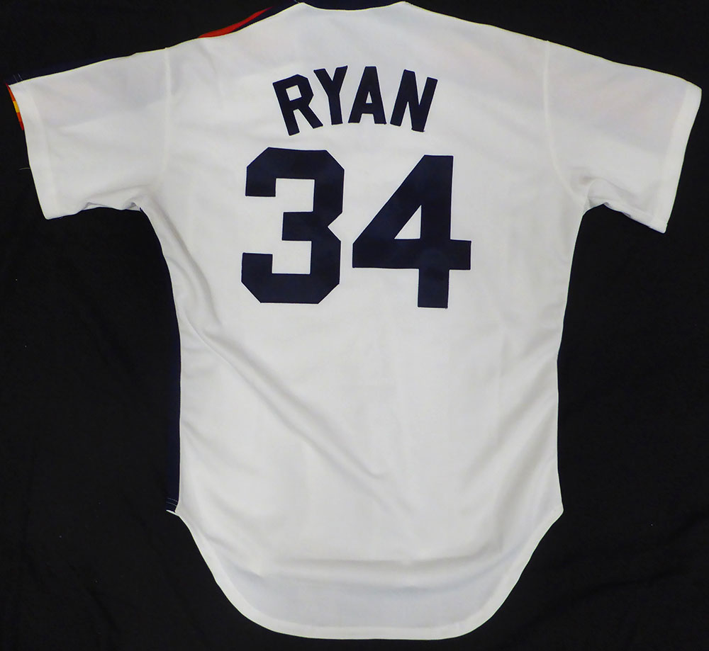 Houston Astros Nolan Ryan Autographed White Rawlings Jersey JSA #U89958