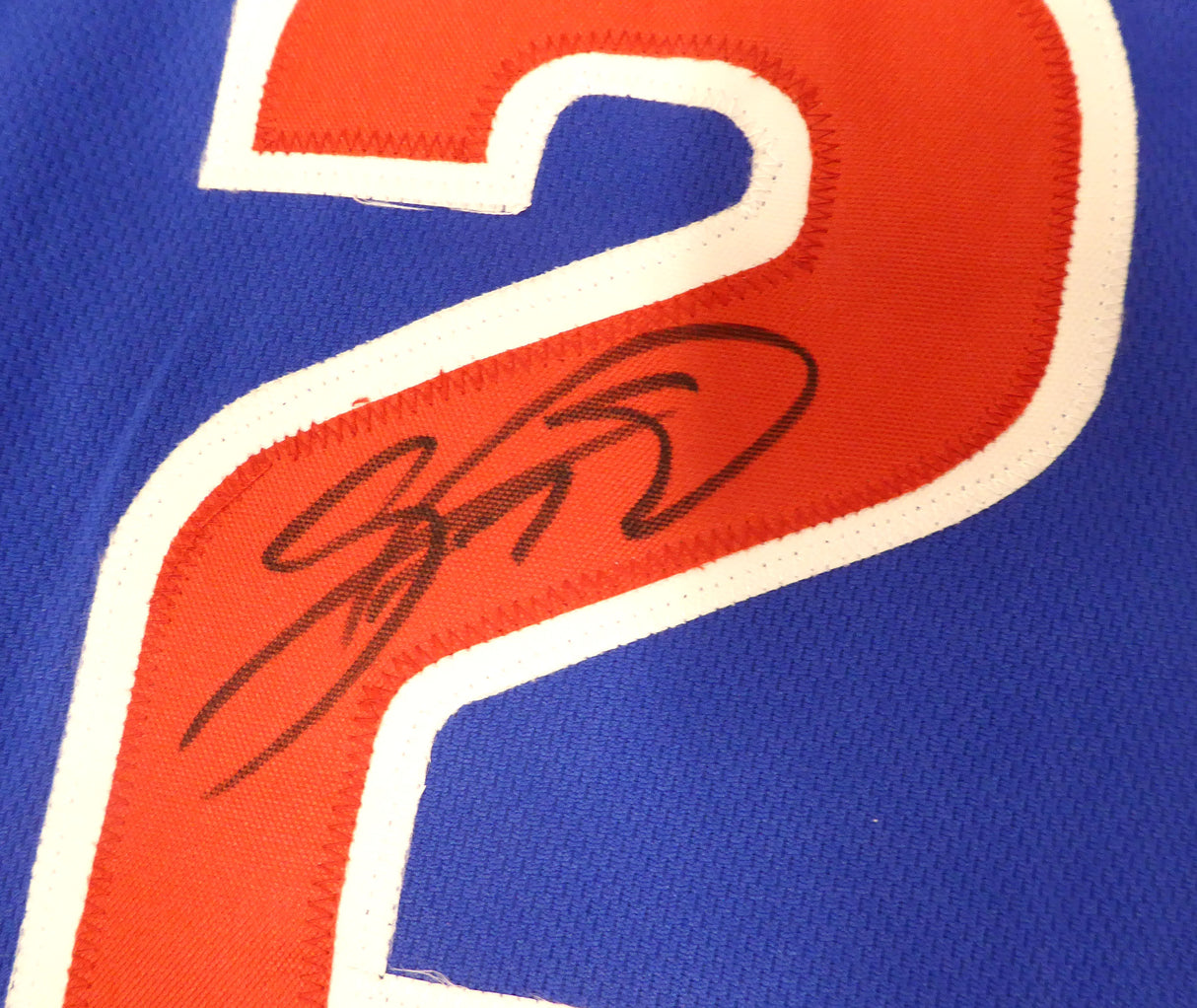 Chicago Cubs Sammy Sosa Autographed Blue Jersey Beckett BAS QR #3W369427