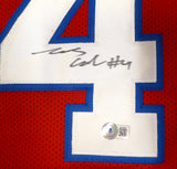 Buffalo Bills James Cook Autographed Red Jersey Beckett BAS QR #BL53047