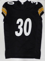 Pittsburgh Steelers Jaylen Warren Autographed Black Jersey Beckett BAS QR #1W174974