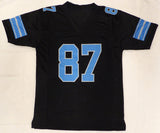 Detroit Lions Sam LaPorta Autographed Black Jersey Beckett BAS QR #2W077859
