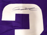 Minnesota Vikings Jordan Addison Autographed Purple Jersey Beckett BAS QR #2W886080