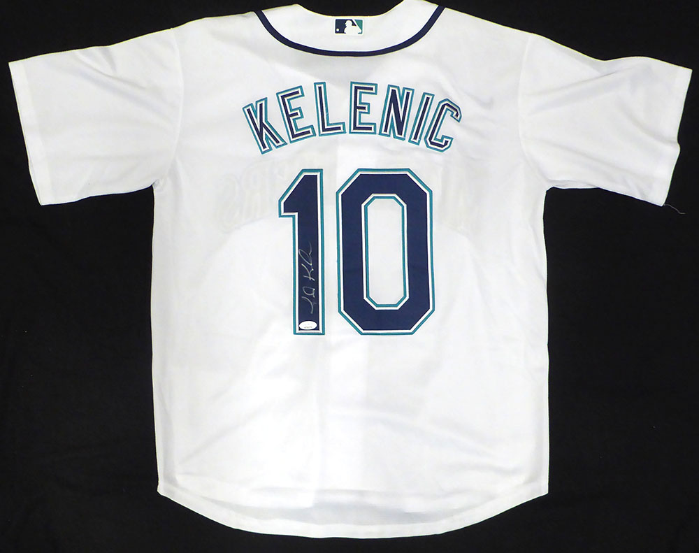 Seattle Mariners Jarred Kelenic Autographed White Jersey JSA #WIT032770