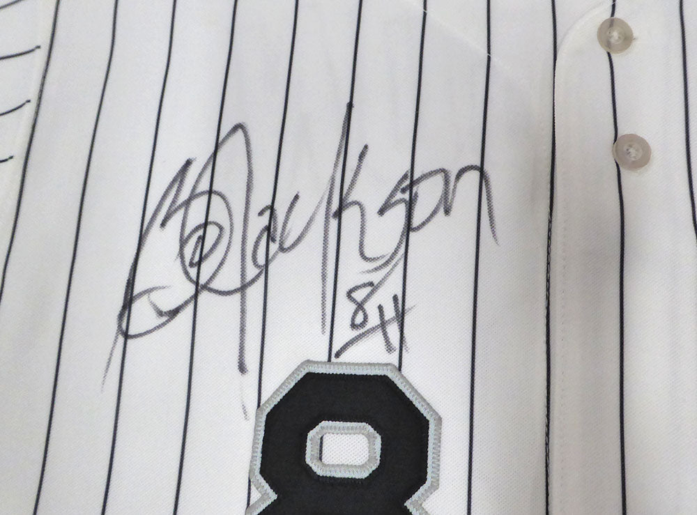 Chicago White Sox Bo Jackson Autographed White Authentic Majestic Jersey Beckett BAS #C65006