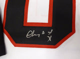 Christmas Vacation Chevy Chase Autographed White Jersey Clark Griswold Beckett BAS QR #BS70646
