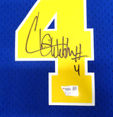 Golden State Warriors Chris Webber Autographed Blue Authentic 1993-94 Mitchell & Ness Jersey Beckett BAS QR #XP14123212