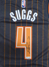 Orlando Magic Jalen Suggs Autographed Black Nike Jersey Beckett BAS QR #XP14123178