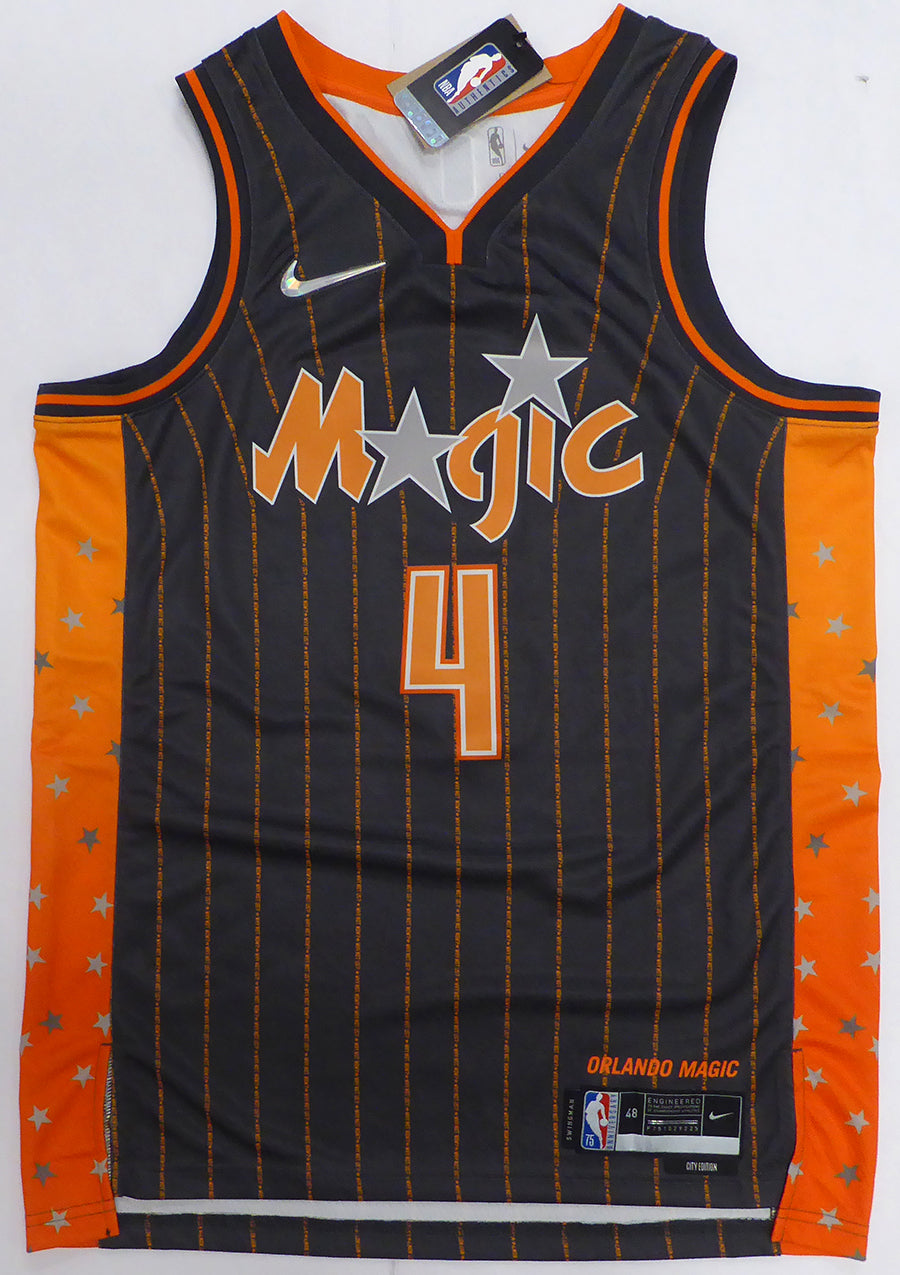 Orlando Magic Jalen Suggs Autographed Black Nike Jersey Beckett BAS QR #XP14123178