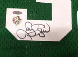 Boston Celtics Larry Bird Autographed Green Adidas Jersey Beckett BAS QR #BS30308