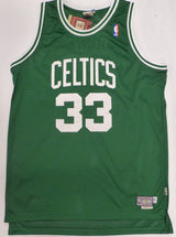 Boston Celtics Larry Bird Autographed Green Adidas Jersey Beckett BAS QR #BS30308