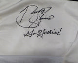Washington Huskies Brock Huard Autographed White Jersey "Go Huskies!" 1997 Jeep Aloha Bowl Beckett BAS QR #BS30294