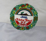 Washington Huskies Brock Huard Autographed White Jersey "Go Huskies!" 1997 Jeep Aloha Bowl Beckett BAS QR #BS30294