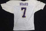 Washington Huskies Brock Huard Autographed White Jersey "Go Huskies!" 1997 Jeep Aloha Bowl Beckett BAS QR #BS30294
