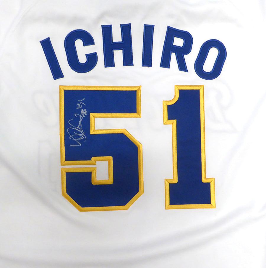 Orix Blue Wave Ichiro Suzuki Autographed White Mizuno Jersey JSA #ZZ13958