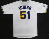 Orix Blue Wave Ichiro Suzuki Autographed White Kooy Jersey JSA #ZZ13957