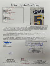 Orix Blue Wave Ichiro Suzuki Autographed White Kooy Jersey JSA #ZZ13957