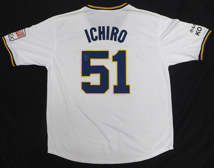 Orix Blue Wave Ichiro Suzuki Autographed White Kooy Jersey JSA #ZZ13955