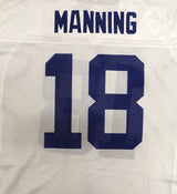Indianapolis Colts Peyton Manning Autographed White Reebok Jersey SB XLI Beckett BAS QR #BS30364
