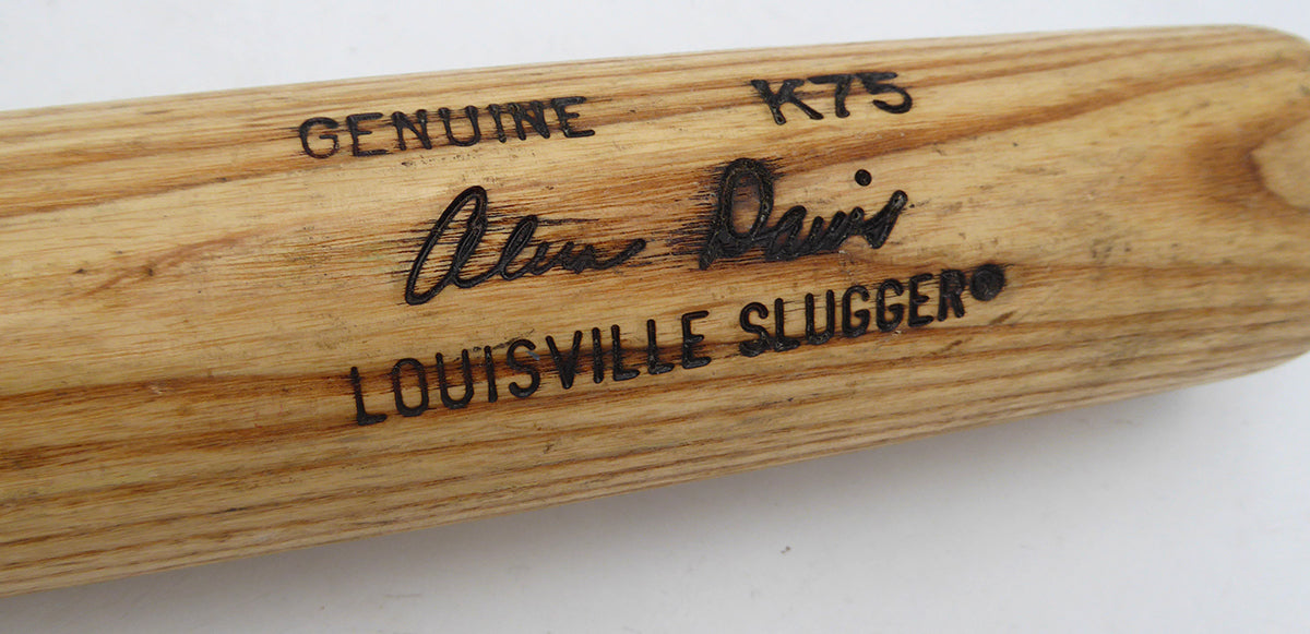 Alvin Davis Unsigned Game Used Bat Louisville Slugger K75 Seattle Mariners SKU #253138
