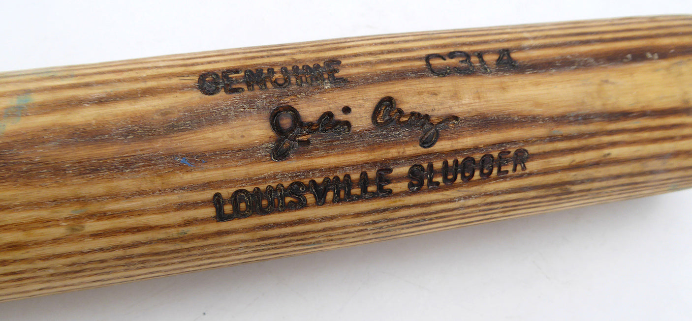 Julio Cruz Unsigned Game Used Bat Louisville Slugger C314 Seattle Mariners SKU #253139