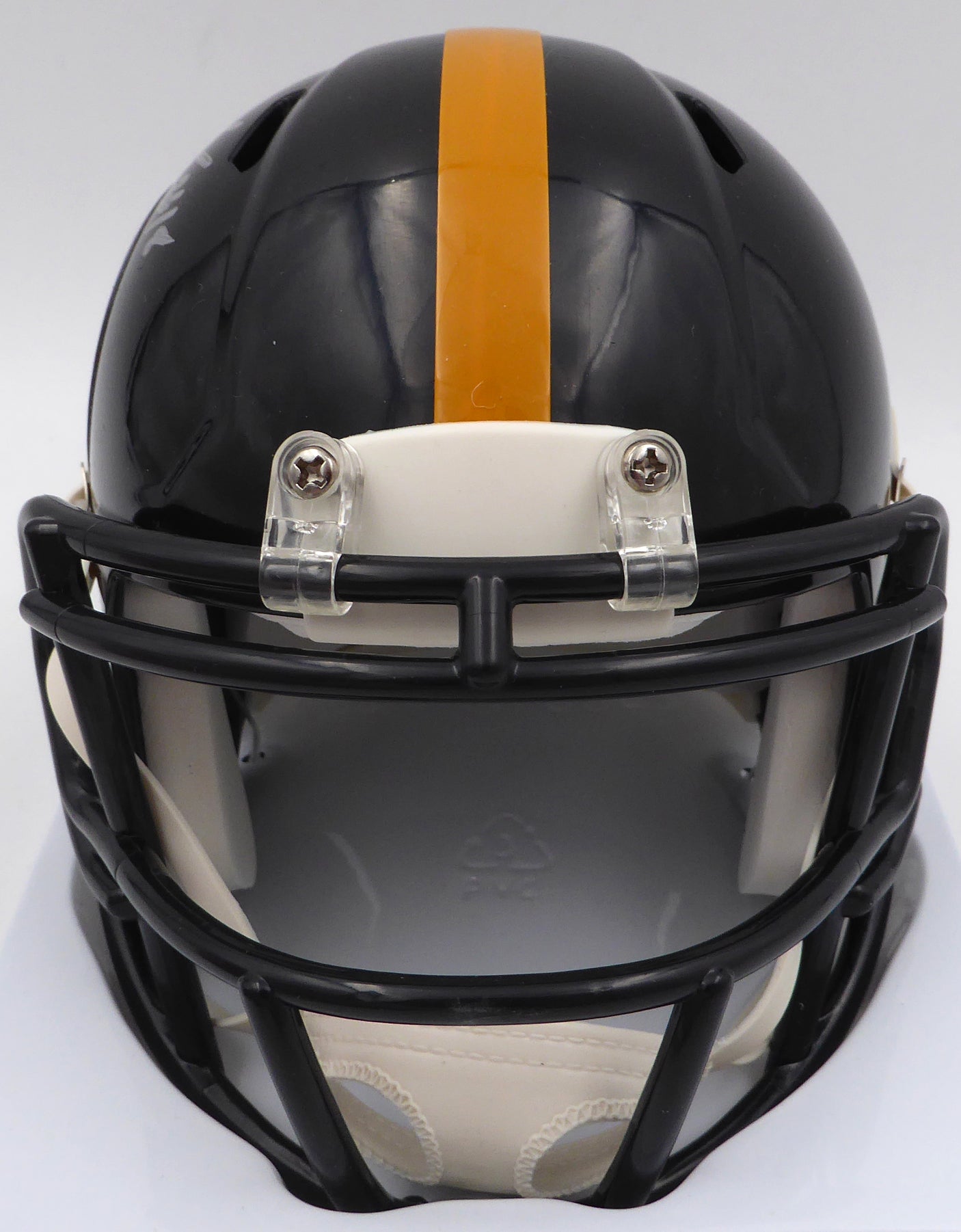 Diontae Johnson Autographed Black Speed Mini Helmet Pittsburgh Steelers Fanatics Holo #B789069