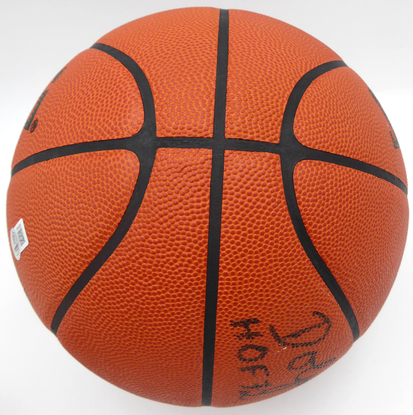 Dolph Schayes Autographed Official NBA Leather Basketball Philadelphia 76ers "HOF 72 NBA at 50 Team" Beckett BAS QR #BN14526